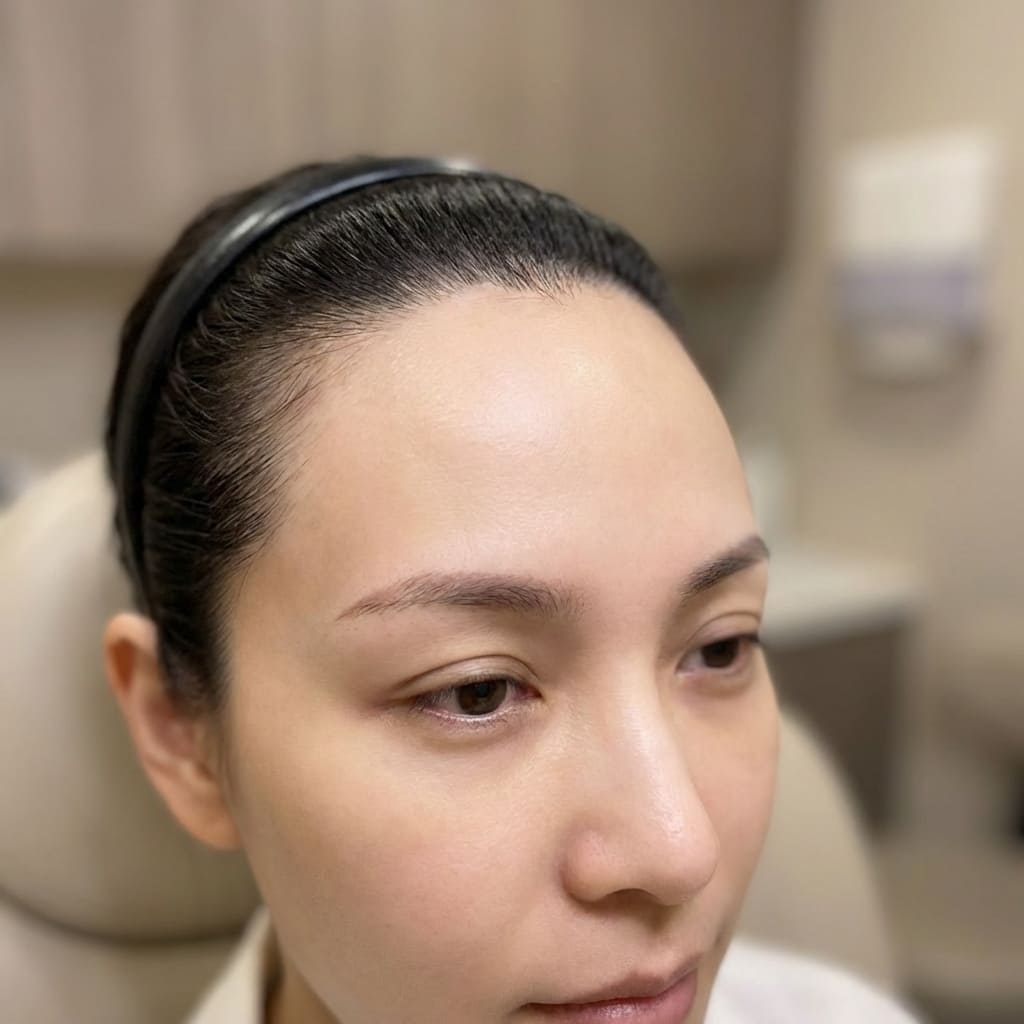 Testa harmoniosa e olhar aberto - Frontoplastia