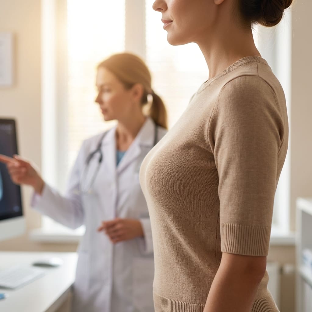 Silhueta feminina - Mastopexia