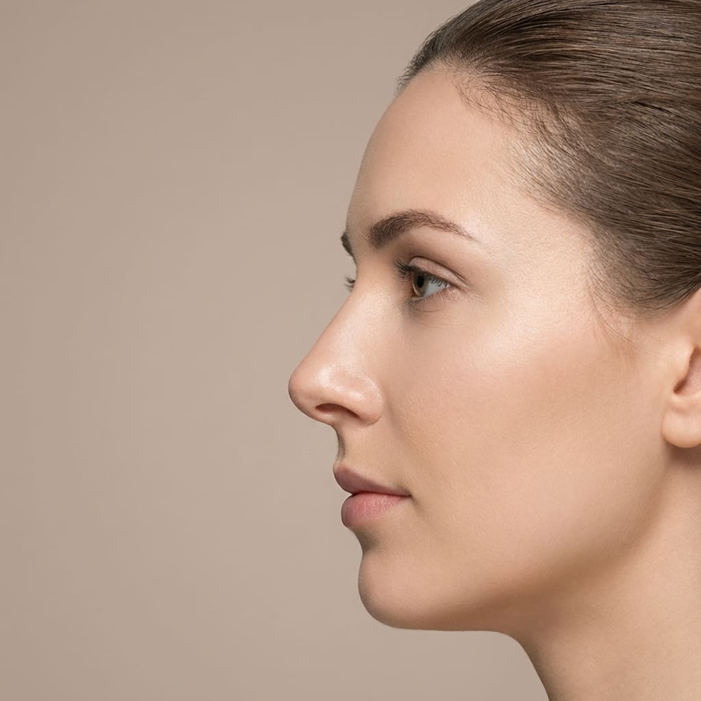 Perfil harmônico e nariz delicado - Rinoplastia